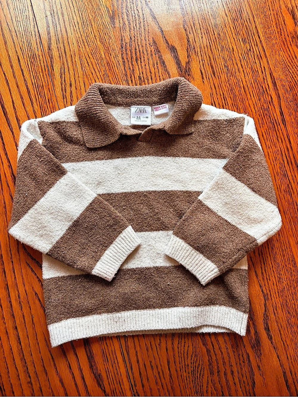 Zara Striped Sweater Size 2-3Y Like New